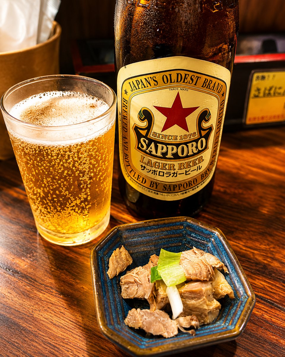 らーめんサッポロ赤星 瓶ビール